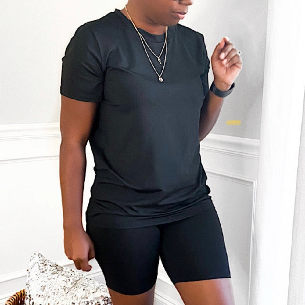 Biker shorts set